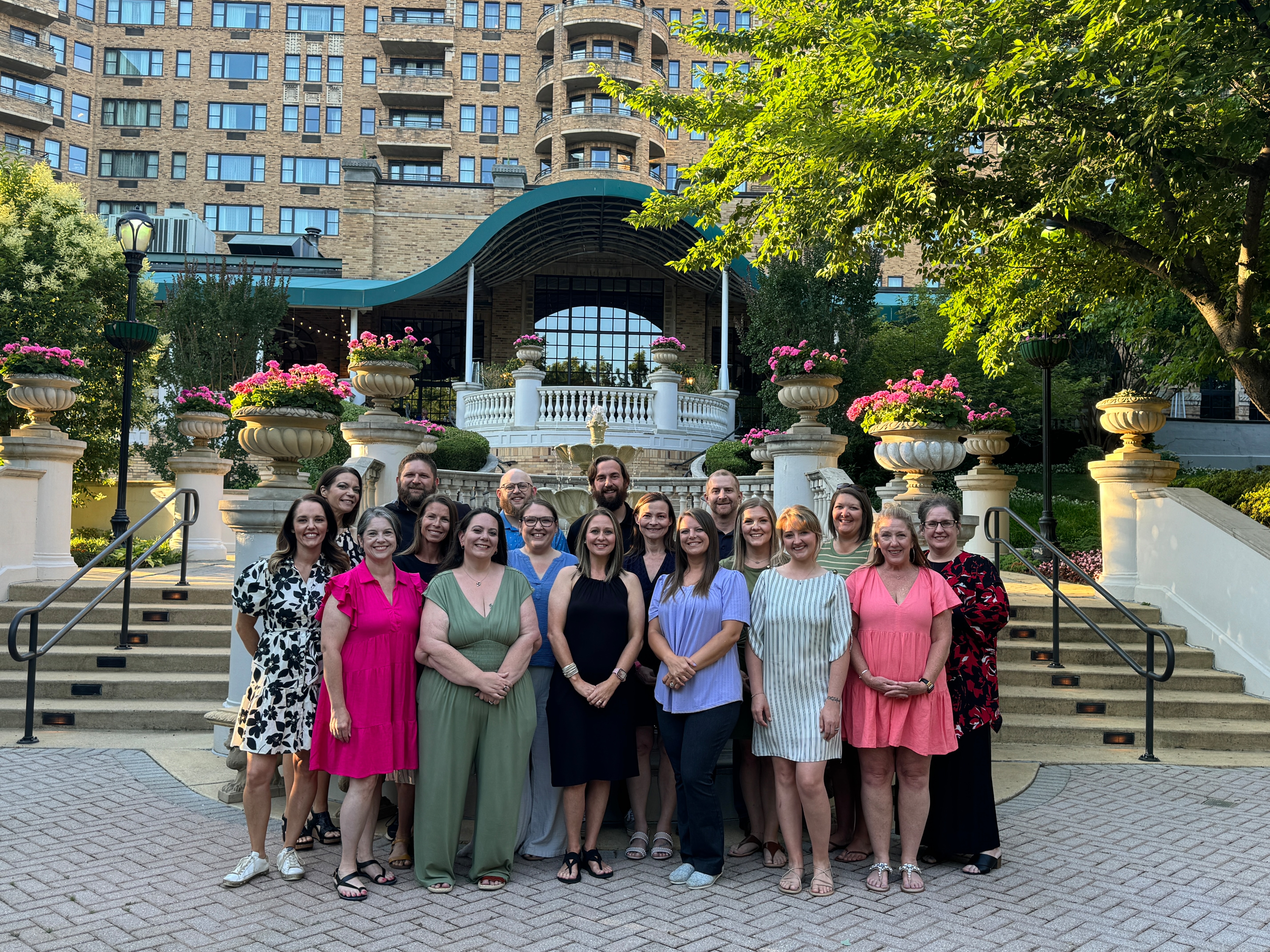 Arkansas Connections Academy staff gathered together for a group photo